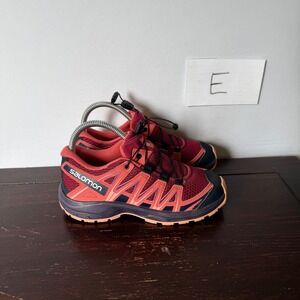 Salomon XA Pro Trail Running Shoes Hiking Burgundy Coral Size 3 US Women